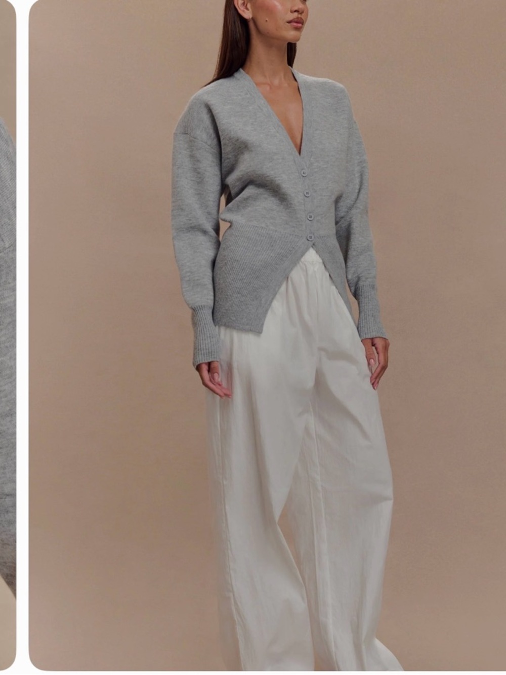 Meshki Alexia Buttoned Oversized Cardigan - Picture 5 of 7